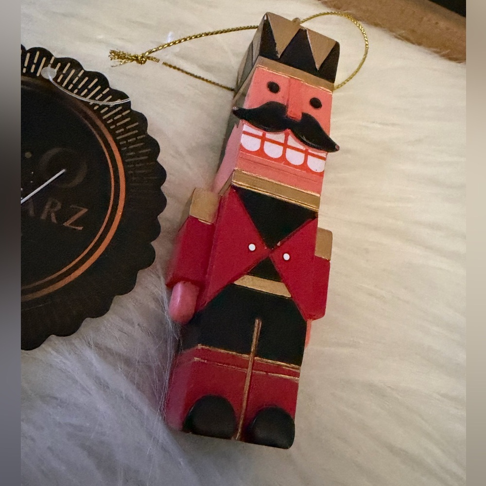 FAO Schwarz Nutcracker Ornament in Red and Black - Picture 4 of 4